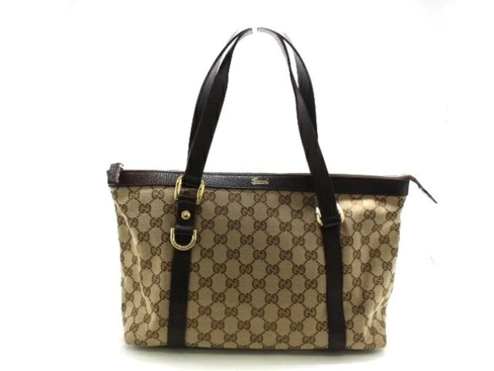 Gucci tote bag GG canvas Beige Cream